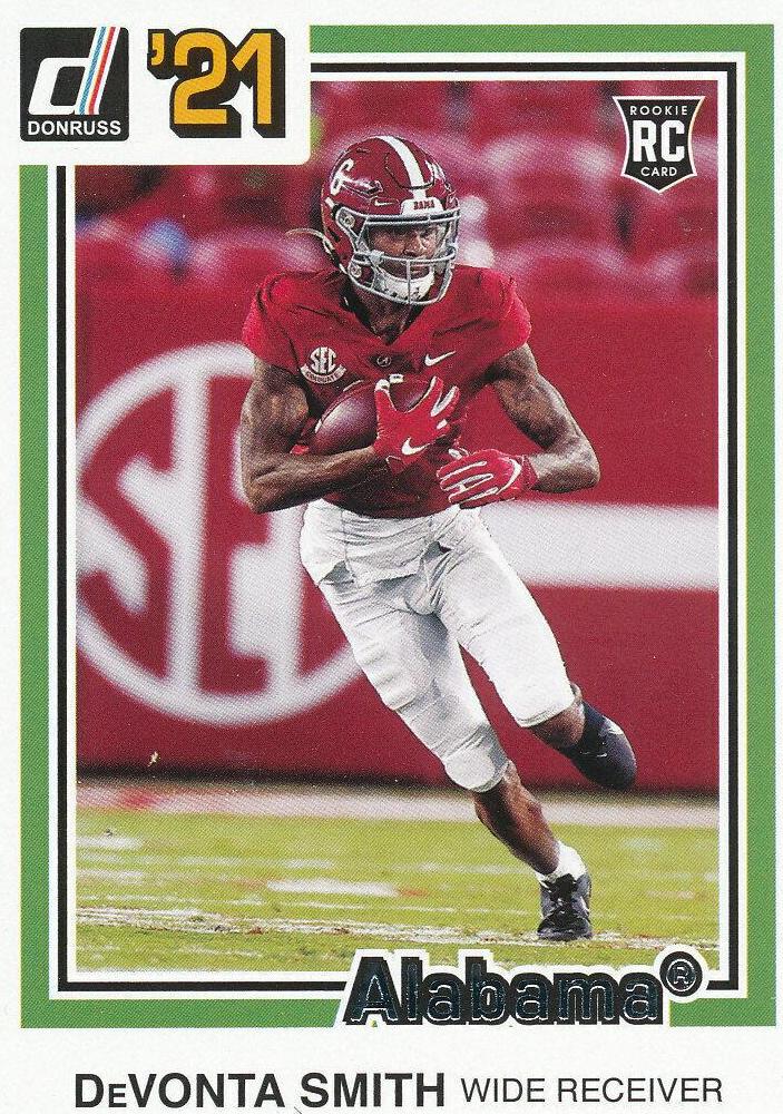 DeVonta Smith #37 Football Cards 2021 Panini Chronicles Draft Picks