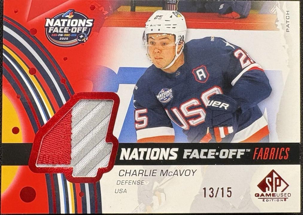 Charlie McAvoy [Patch Team USA] #4N-CM