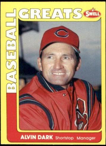Alvin Dark #22 Baseball Cards 1991 Swell Greats
