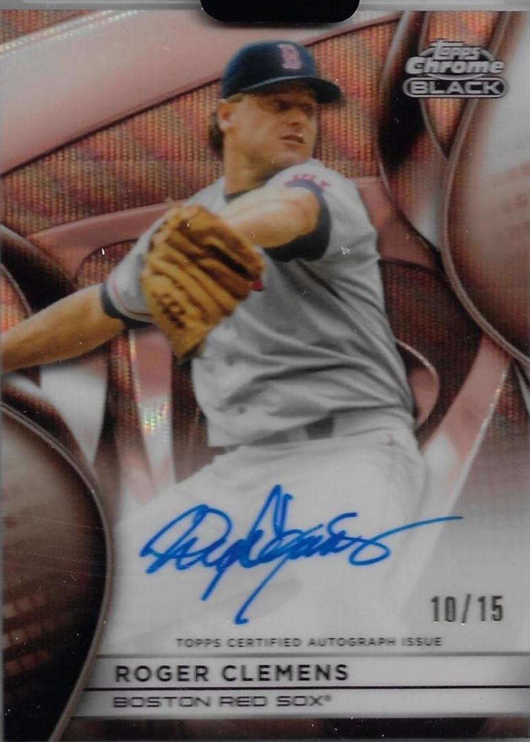Roger Clemens [Rose Gold Wave Refractor] #CBA-RC