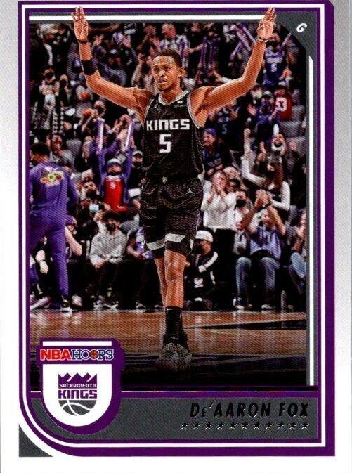 De'Aaron Fox #157 2022 Panini Hoops Basketball