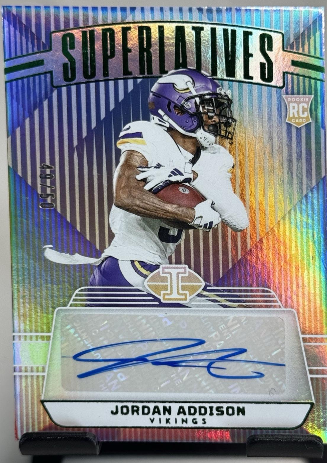 Jordan Addison [Purple] #S-JAN