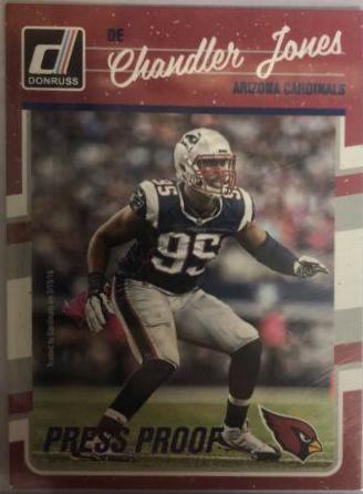 Chandler Jones #10 2016 Panini Donruss Football