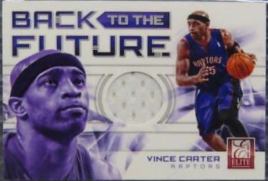 Vince Carter #4 Basketball Cards 2012 Panini Elite Back to the Future Materials