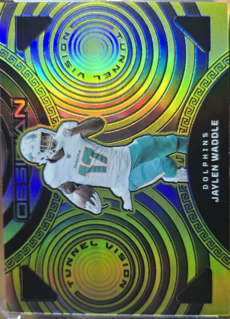 Jaylen Waddle [Gold Flood Electric Etch Asia] #19