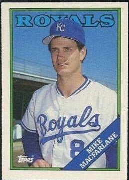 Mike Macfarlane #62T Baseball Cards 1988 Topps Traded Tiffany