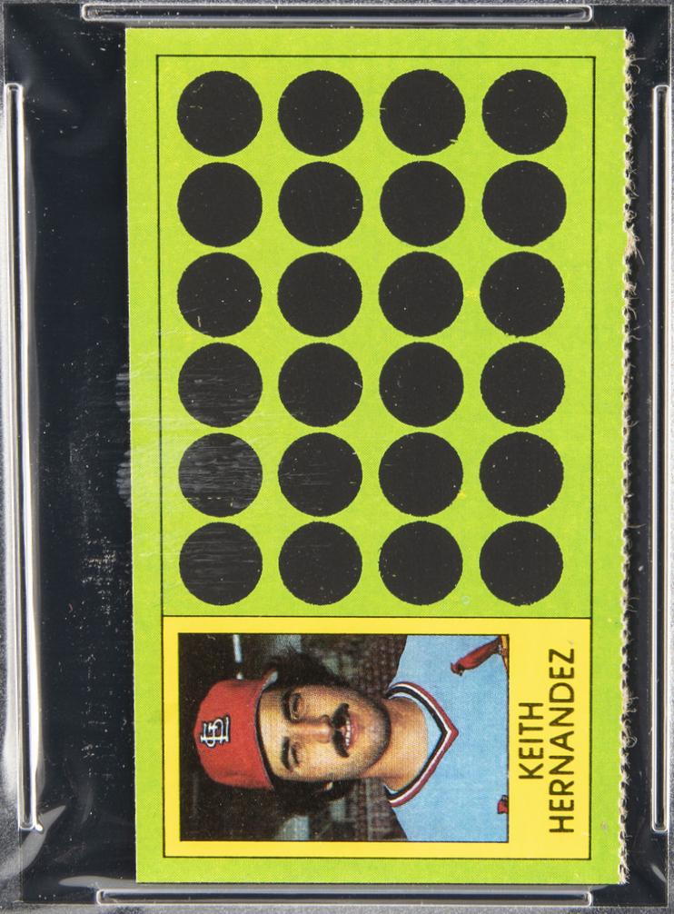 Keith Hernandez #67 1981 Topps Scratch Offs Baseball
