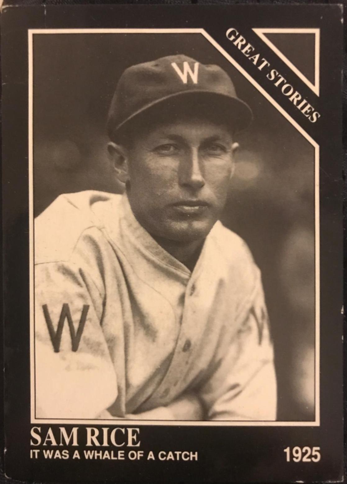 Sam Rice #436 Baseball Cards 1994 The Sportin News Conlon Collection