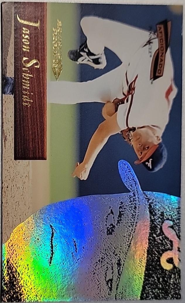 Jason Schmidt #162 1996 Pinnacle Aficionado Baseball