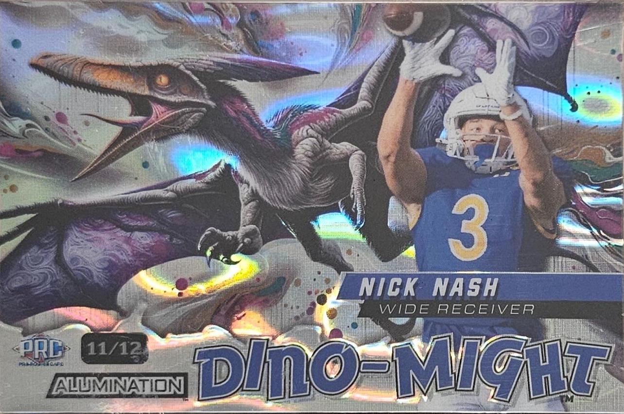 Nick Nash #DMPTE1-NN 2024 Wild Card Alumination Dino Might Football