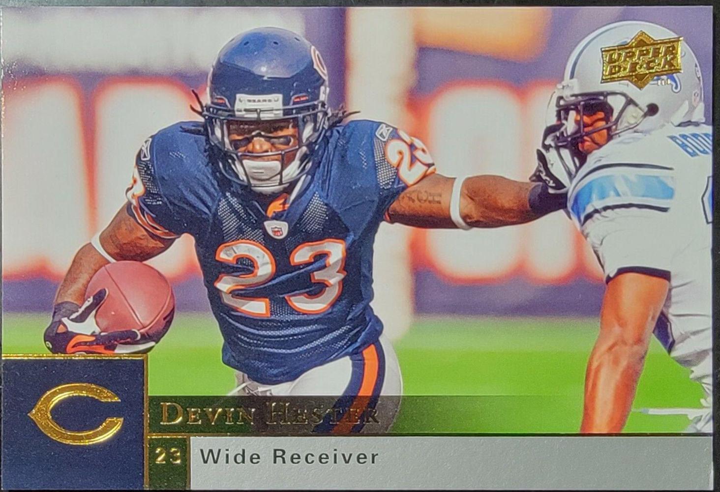 Devin Hester #40 Football Cards 2009 Upper Deck