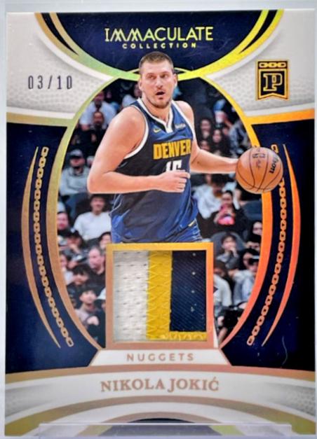 Nikola Jokic #10 2024 Panini Immaculate Blockchain Basketball