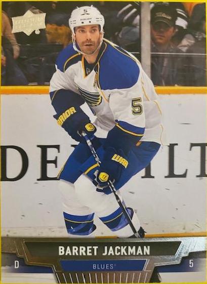 Barret Jackman #127 Hockey Cards 2013 Upper Deck
