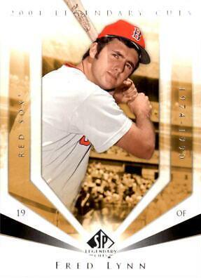 Fred Lynn #40 Baseball Cards 2004 SP Legendary Cuts