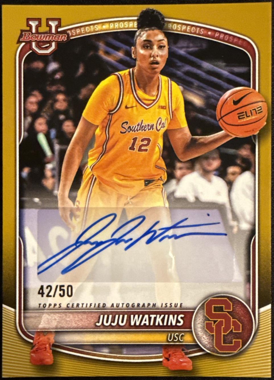 Juju Watkins [Gold Border] #PA-JU