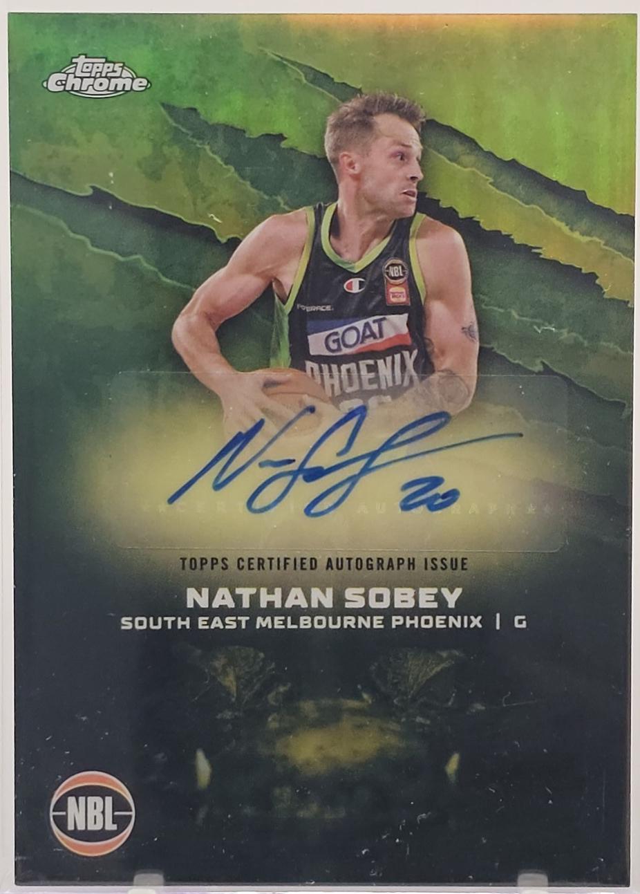 Nathan Sobey #A-NS 2023-24 Topps Chrome NBL Basketball NBL Autographs