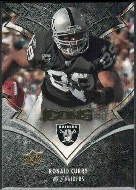 Ronald Curry #72 Football Cards 2008 Upper Deck Icons
