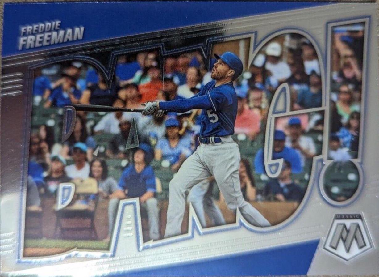 Freddie Freeman #BG-11 Baseball Cards 2022 Panini Mosaic Bang
