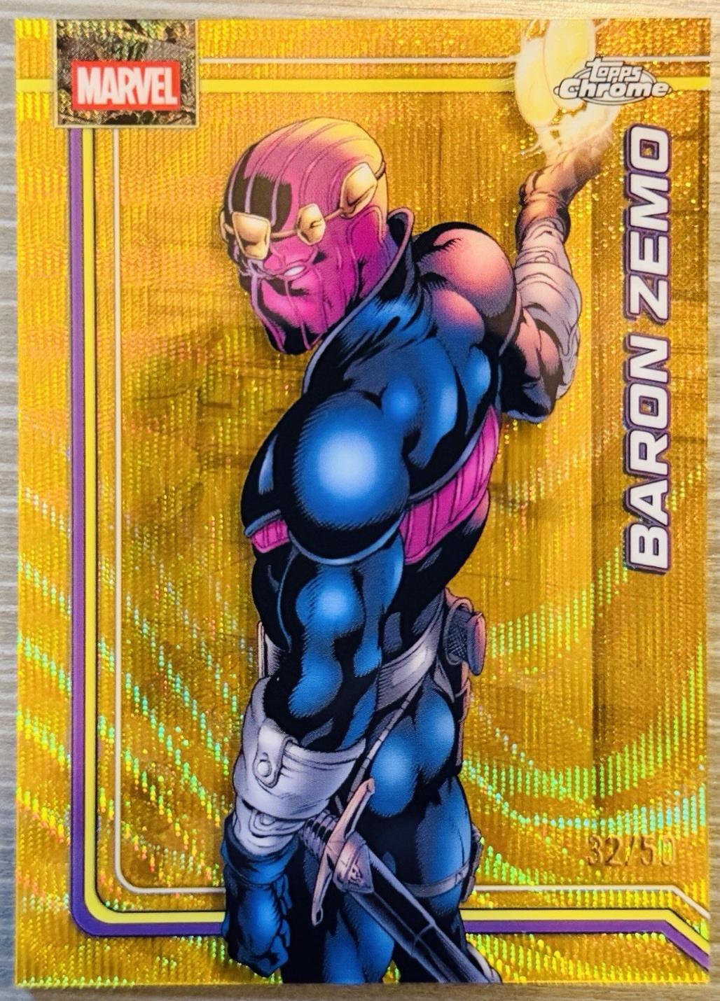 Baron Zemo [Gold Wave Refractor] #9 Prices | Marvel 2026 Topps