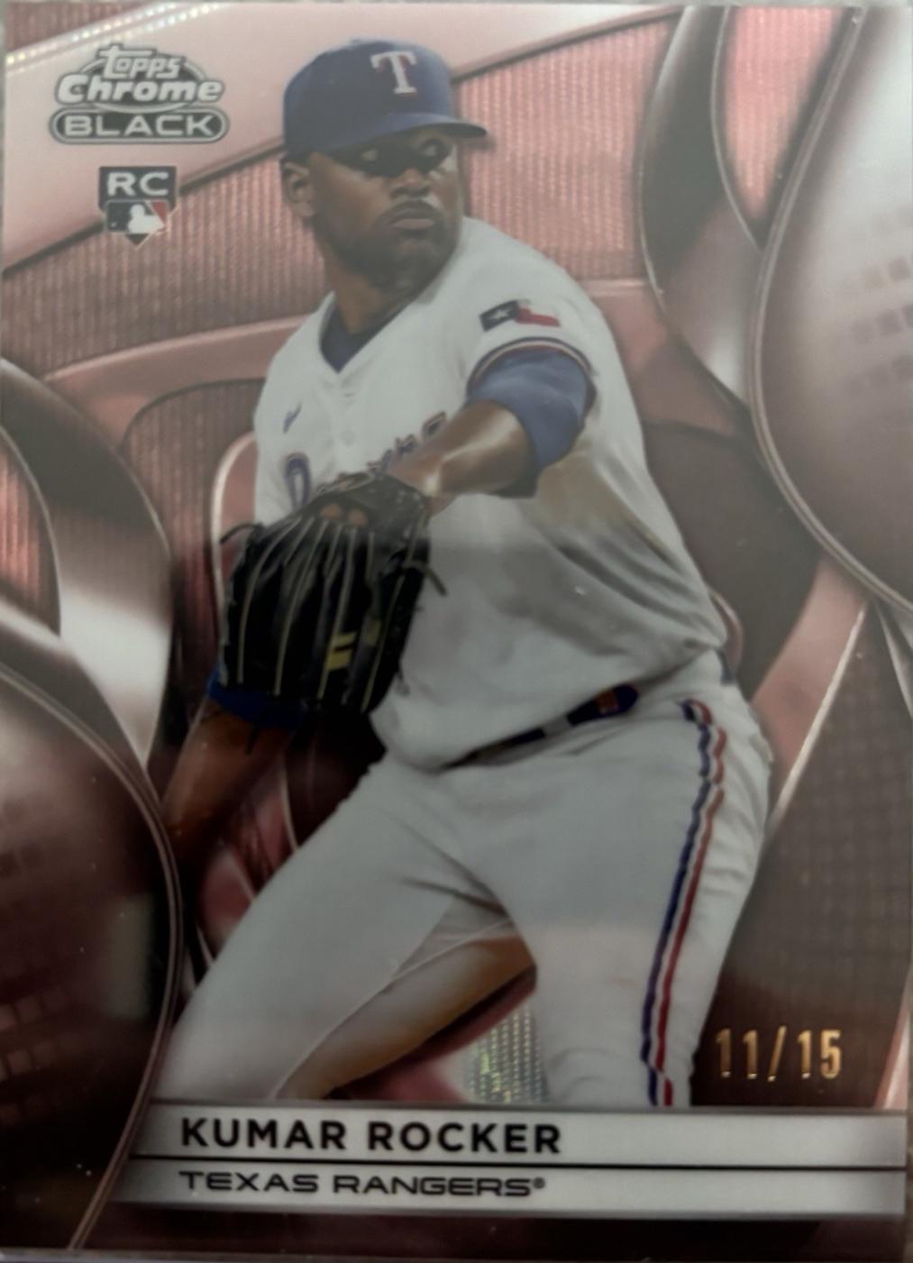 Kumar Rocker [Rose Gold Wave Refractor] #107