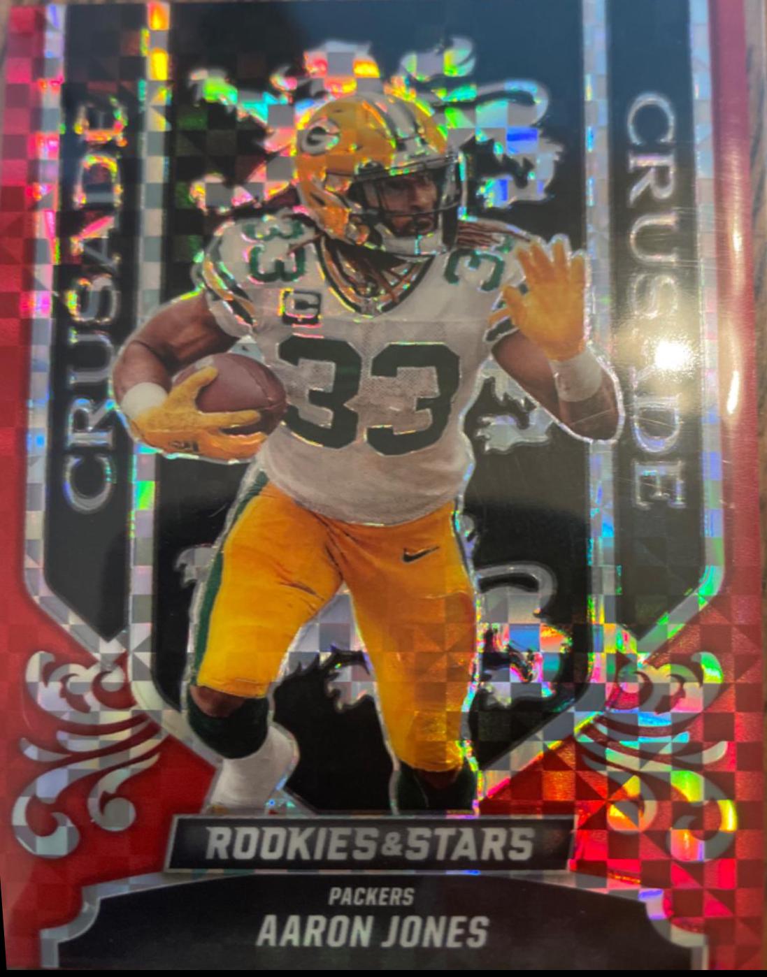Aaron Jones #CR-12 2023 Panini Rookies & Stars Crusade Silver Football