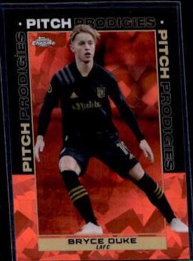 Bryce Duke #181 2021 Topps Chrome MLS Sapphire