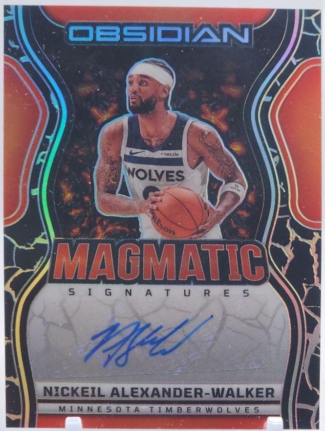Nickeil Alexander-Walker #MS-NAW 2024-25 Panini Obsidian Basketball Magmatic Signatures