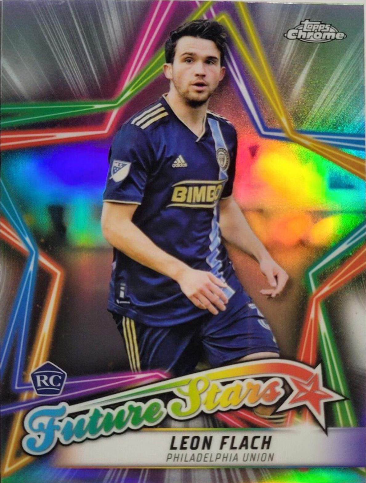 Leon Flach #FS-20 Soccer Cards 2022 Topps Chrome MLS Future Stars