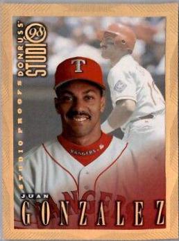 Juan Gonzalez #160 1998 Studio Baseball