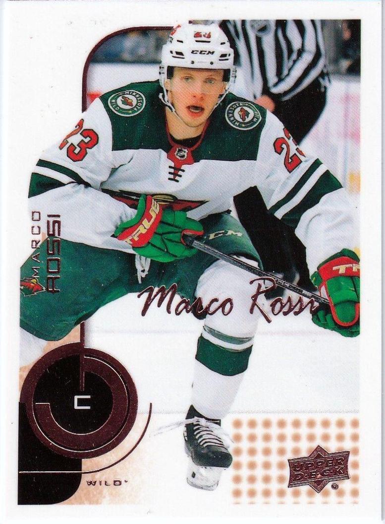 Marco Rossi #96 Hockey Cards 2022 Upper Deck MVP 20th Anniversary