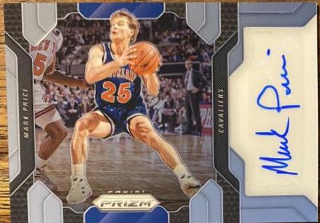 Mark Price #55 Basketball Cards 2016 Panini Prizm Autographs