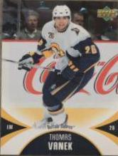 Thomas Vanek #10 Hockey Cards 2006 Upper Deck Mini Jersey Collection