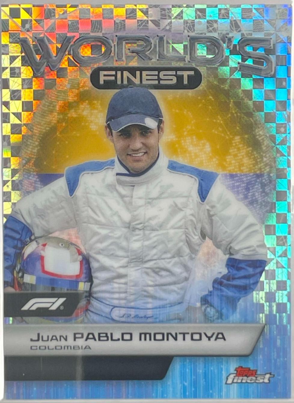 Juan Pablo Montoya #WF-17 Racing Cards 2024 Topps Finest Formula 1 World’s Finest
