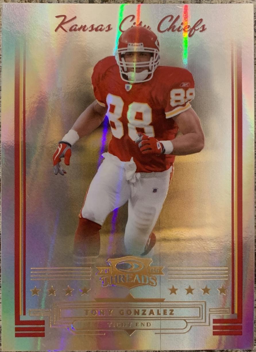Tony Gonzalez #54 2006 Panini Donruss Threads Football