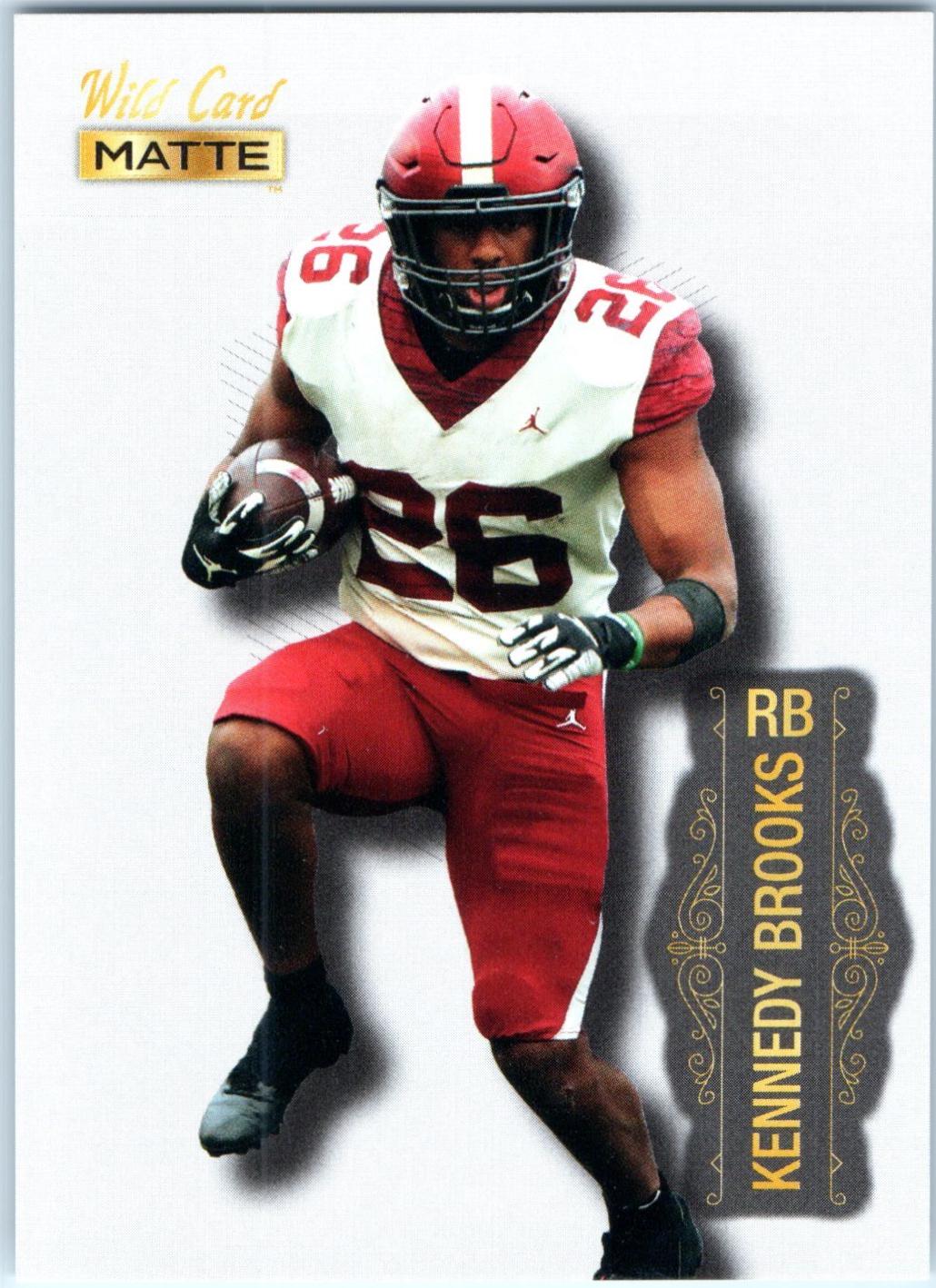 Kennedy Brooks #MB-74 2022 Wild Card Matte Football