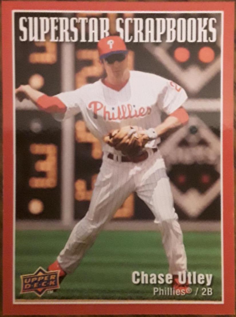 Chase Utley #SS-3 Baseball Cards 2008 Upper Deck Superstar Scrapbooks