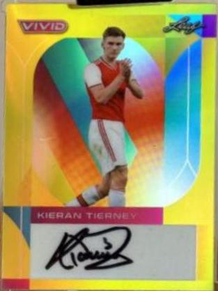 Kieran Tierney #BA-KT1 2022 Leaf Vivid Autographs Soccer