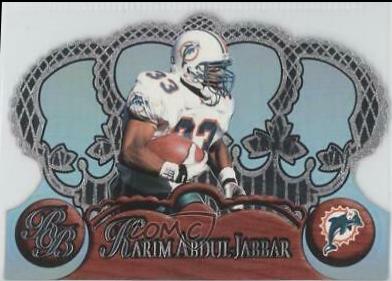 Karim Abdul Jabbar #69 1997 Pacific Crown Royale Football