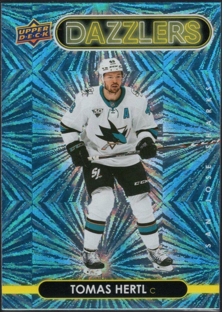 Tomas Hertl #DZ-37 2021 Upper Deck Dazzlers Hockey