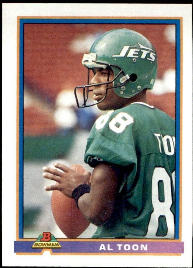 Al Toon #379 Football Cards 1991 Bowman