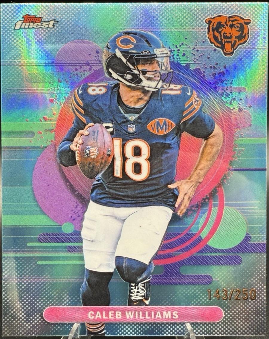 Caleb Williams [Sky Blue Refractor] #127