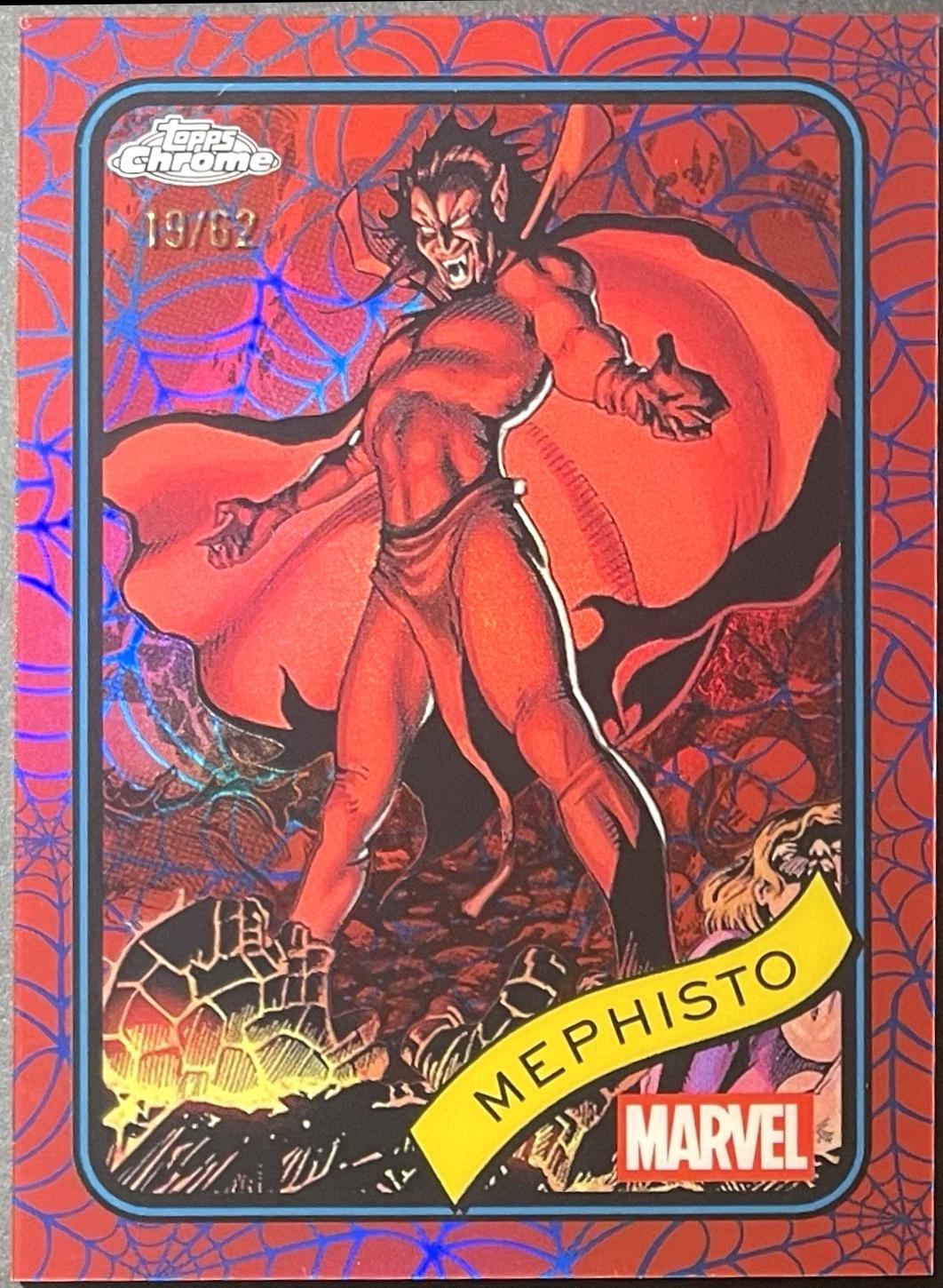Mephisto Blue & Red Spider Web Refractor