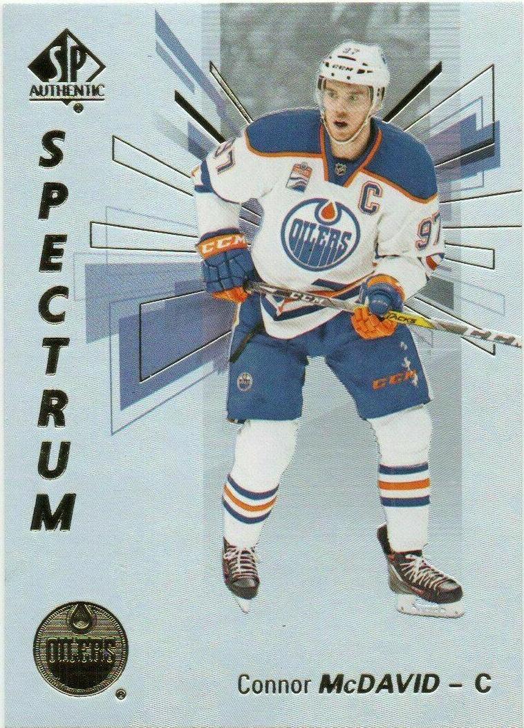 Connor McDavid #S-5 Hockey Cards 2016 SP Authentic Spectrum FX