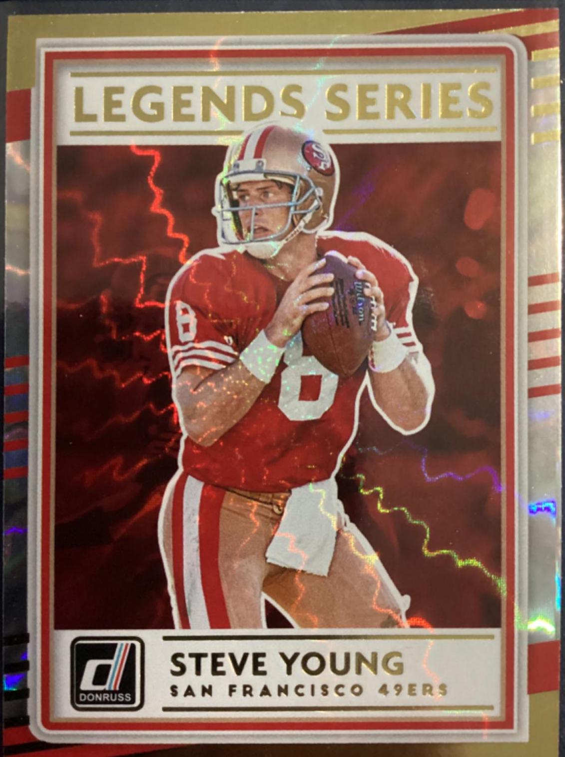 Steve Young #LS-ED Football Cards 2020 Panini Donruss Legends Series