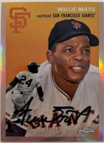 Willie Mays [Rose Gold Refractor] #475