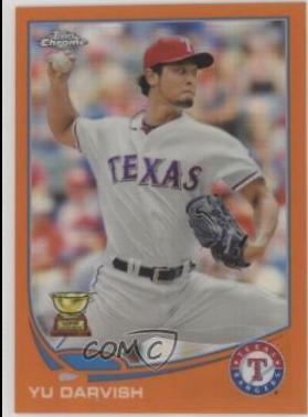 YU Darvish [Pitching Orange Refractor] #199