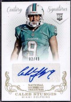 Caleb Sturgis [Autograph Gold] #255