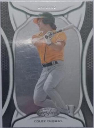 Colby Thomas #4 Baseball Cards 2023 Panini Chronicles Certified