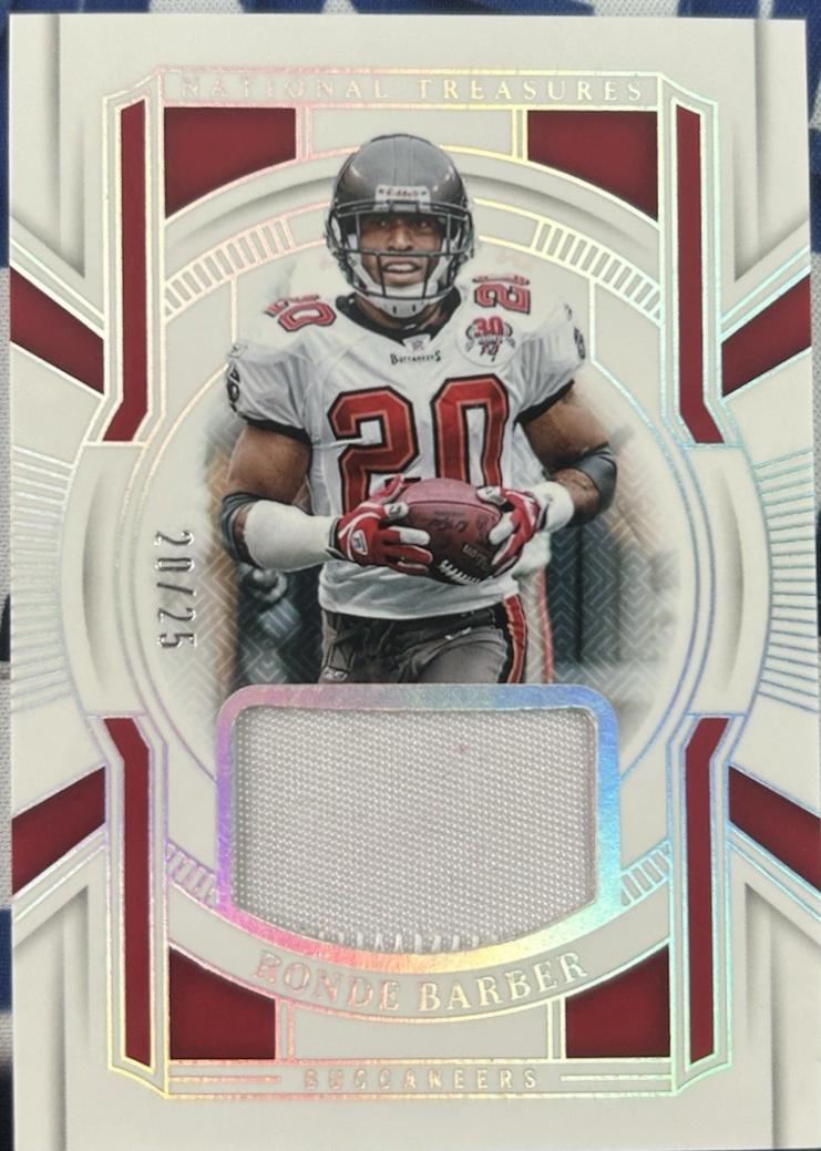 Ronde Barber #25 2024 Panini National Treasures Football Franchise Treasures