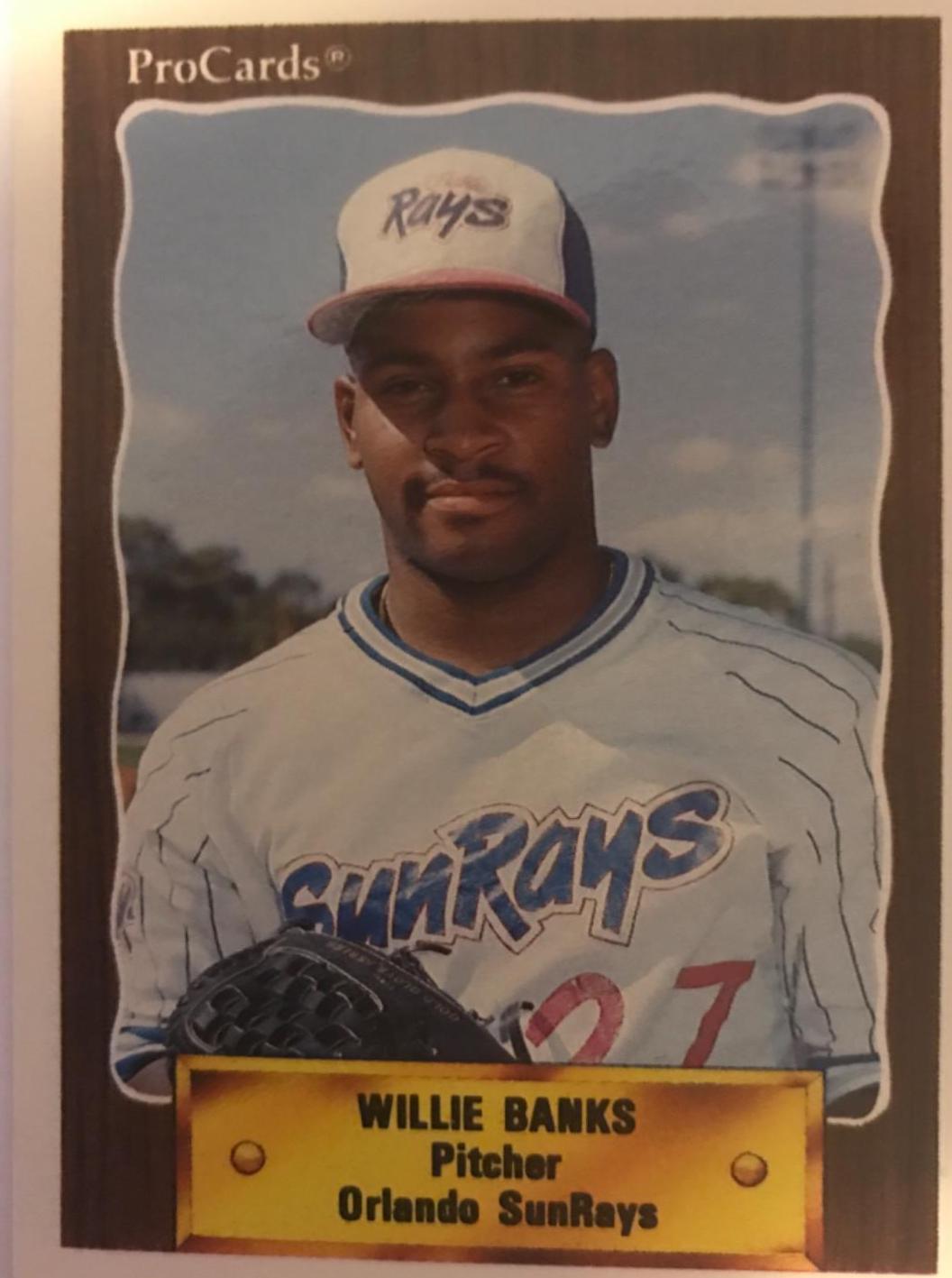 Willie Banks #1076 Baseball Cards 1990 Procards